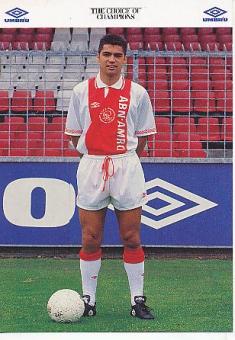 Sonny Silooy  Ajax Amsterdam  Fußball Autogrammkarte 