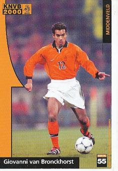 Giovanni van Bronckhorst  2000  Holland  Fußball Autogrammkarte 
