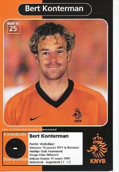 Bert Konterman    Holland  Fußball Autogrammkarte 