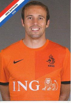 Joris Mathijsen  2012  Holland  Fußball Autogrammkarte 