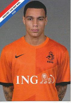 Gregory van der Wiel  2012  Holland  Fußball Autogrammkarte 