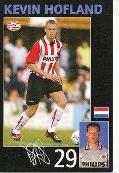 Kevin Hofland  PSV Eindhoven  Fußball Autogrammkarte Druck signiert 