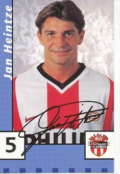 Jan Heintze  PSV Eindhoven  Fußball Autogrammkarte Druck signiert 