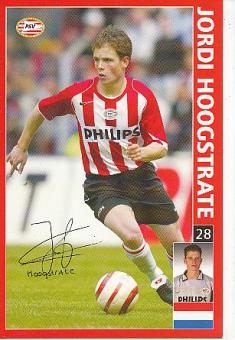 Jordi Hoogstrate  PSV Eindhoven  Fußball Autogrammkarte Druck signiert 