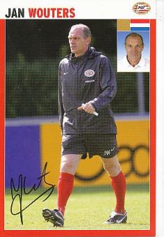 Jan Wouters  PSV Eindhoven  Fußball Autogrammkarte Druck signiert 