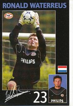 Ronald Waterreus  PSV Eindhoven  Fußball Autogrammkarte Druck signiert 