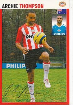 Archie Thompson  PSV Eindhoven  Fußball Autogrammkarte Druck signiert 