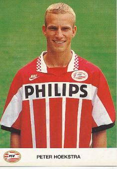 Peter Hoekstra  PSV Eindhoven  Fußball Autogrammkarte 