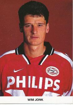 Wim Jonk  PSV Eindhoven  Fußball Autogrammkarte 