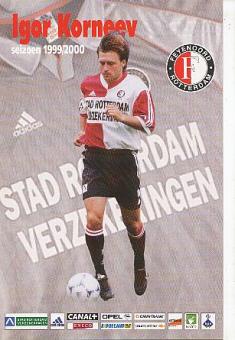Igor Korneev  Feyenoord Rotterdam  Fußball Autogrammkarte 