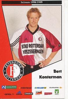 Bert Konterman  Feyenoord Rotterdam  Fußball Autogrammkarte 