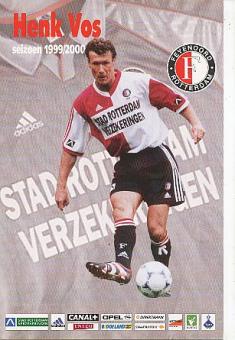 Henk Voss  Feyenoord Rotterdam  Fußball Autogrammkarte 