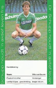 Wilco van Buuren  PEC Zwolle   Fußball Autogrammkarte 