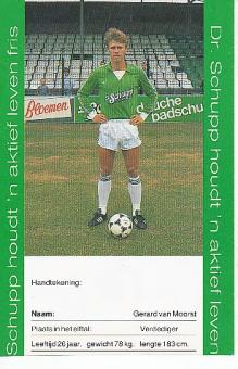 Gerard van Moorst  PEC Zwolle   Fußball Autogrammkarte 