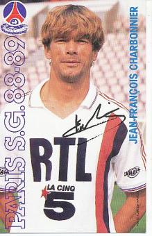 Jean Francois Charbonnier  PSG  Paris Saint Germain   Fußball Autogrammkarte Druck signiert 
