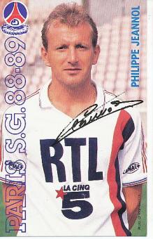 Philippe Jeannol  PSG  Paris Saint Germain   Fußball Autogrammkarte Druck signiert 