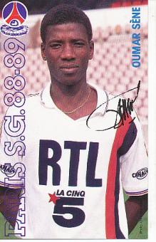 Oumar Sene  PSG  Paris Saint Germain   Fußball Autogrammkarte Druck signiert 