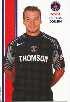 Nicolas Cousin  PSG  Paris Saint Germain   Fußball Autogrammkarte 