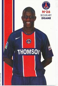 Boukary Drame   PSG  Paris Saint Germain   Fußball Autogrammkarte 
