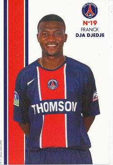 Franck Dja Djedje   PSG  Paris Saint Germain   Fußball Autogrammkarte 