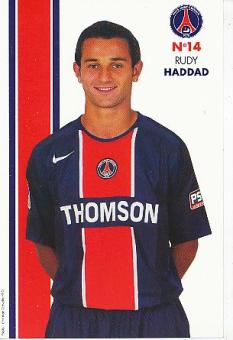 Ruddy Haddad   PSG  Paris Saint Germain   Fußball Autogrammkarte 