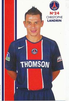 Christophe Landrin   PSG  Paris Saint Germain   Fußball Autogrammkarte 