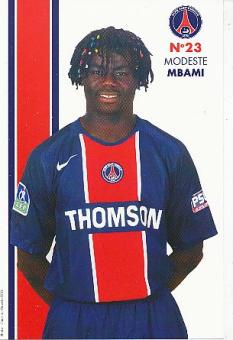 Modeste Mbami  PSG  Paris Saint Germain   Fußball Autogrammkarte 