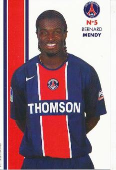 Bernard Mendy   PSG  Paris Saint Germain   Fußball Autogrammkarte 