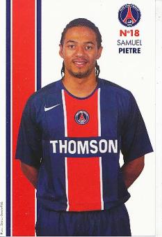 Samuel Pietre   PSG  Paris Saint Germain   Fußball Autogrammkarte 