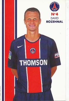 David Rozehnal   PSG  Paris Saint Germain   Fußball Autogrammkarte 