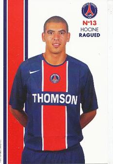 Hocine Ragued  PSG  Paris Saint Germain   Fußball Autogrammkarte 