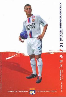 Bryan Bergougnoux  Olympique Lyon   Fußball Autogrammkarte 