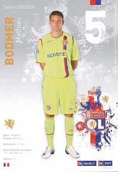 Mathieu Bodmer  Olympique Lyon   Fußball Autogrammkarte 