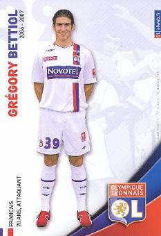 Gregory Bettiol  Olympique Lyon   Fußball Autogrammkarte 