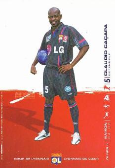 Claudio Cacapa  Olympique Lyon   Fußball Autogrammkarte 