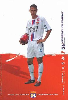 Jeremy Clement  Olympique Lyon   Fußball Autogrammkarte 