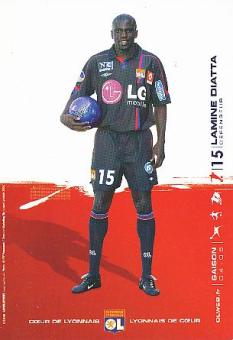 Lamine Diatta  Olympique Lyon   Fußball Autogrammkarte 