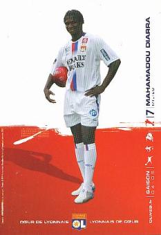 Mahamadou Diarra  Olympique Lyon   Fußball Autogrammkarte 