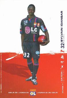 Sylvain Idangar   Olympique Lyon   Fußball Autogrammkarte 