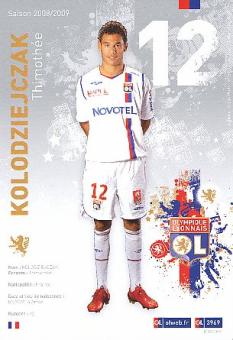 Thimothee Kolodziejczak   Olympique Lyon   Fußball Autogrammkarte 