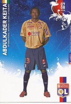Abdulkader Keita   Olympique Lyon   Fußball Autogrammkarte 