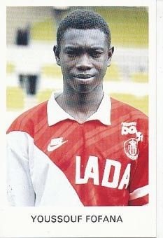 Youssouf Fofana  AS Monaco   Fußball Autogrammkarte 