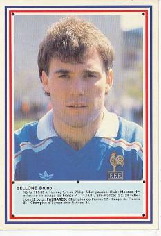 Bruno Bellone  Frankreich  Fußball Autogrammkarte 