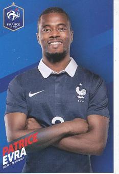 Patrice Evra  Frankreich  Fußball Autogrammkarte 