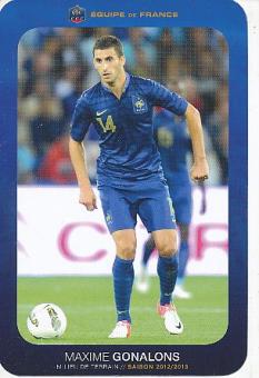 Maxime Gonalons  Frankreich  Fußball Autogrammkarte 