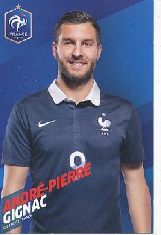 Andre Pierre Gignac  Frankreich  Fußball Autogrammkarte 