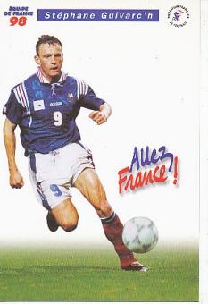 Stephane Guivarc`h  Frankreich  Fußball Autogrammkarte 