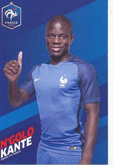 N`Golo Kante  Frankreich  Fußball Autogrammkarte 