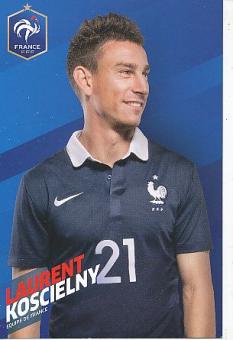 Laurent Koscielny  Frankreich  Fußball Autogrammkarte 