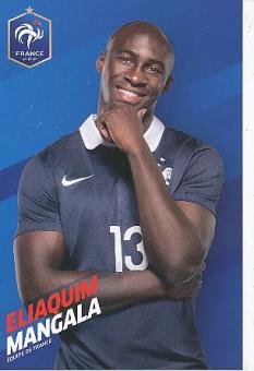 Eliaquim Mangala  Frankreich  Fußball Autogrammkarte 